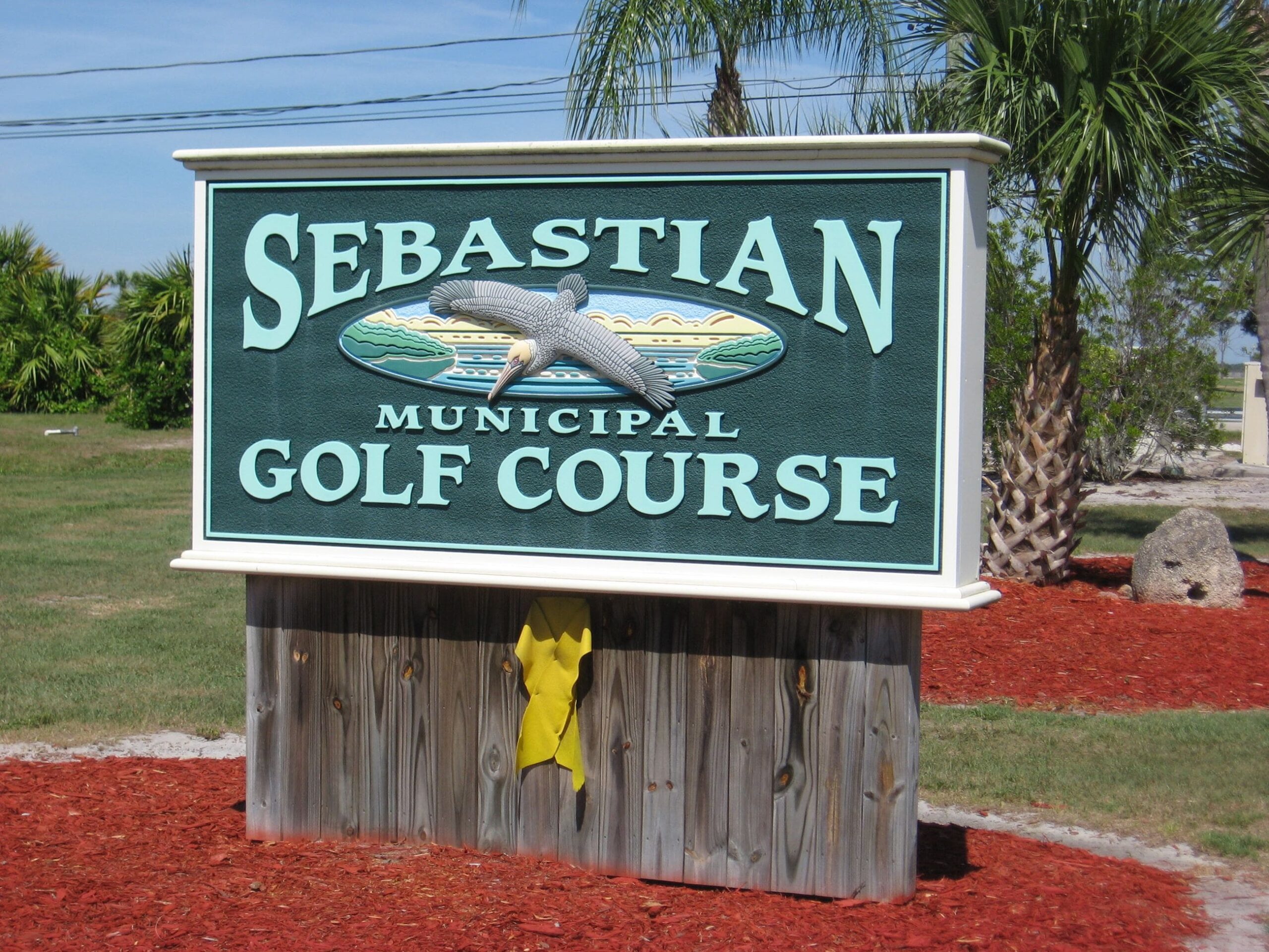 Sebastian Municipal Sign